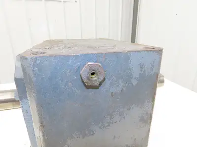 Morse Raider 450Q180LR30 Worm Gearbox 30:1 Reducer 6.2Hp 58rpm Dual Shaft Output