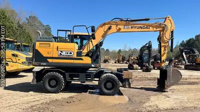 Used 2023 HYUNDAI HW140A Wheel Excavators North Carolina US | National Equipment Dealers #1422332