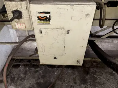 8' X 10 GAUGE CHICAGO DREIS & KRUMP MODEL #8135-6 POWERED BOX & PAN FINGER BRAKE: STOCK #23777
