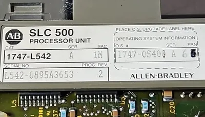 ERI... Allen-Bradley 1747-L542/A Processor/Controller. Loc3A11