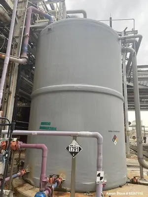 Used 23,000 Gallon Fiberglass Storage Tank – Fabricated Plastics, Derakane 510A, Built 2009