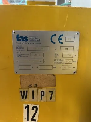 2008 FAS CONVERTING MACHINERY AB IWP 1100 Winders, Coreless | Mark One Machinery (6)