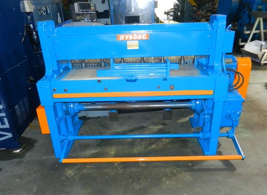 Used WYSONG 1252 Power Squaring Shears (Gauge) Florida US | Holland Machinery Co. #935676