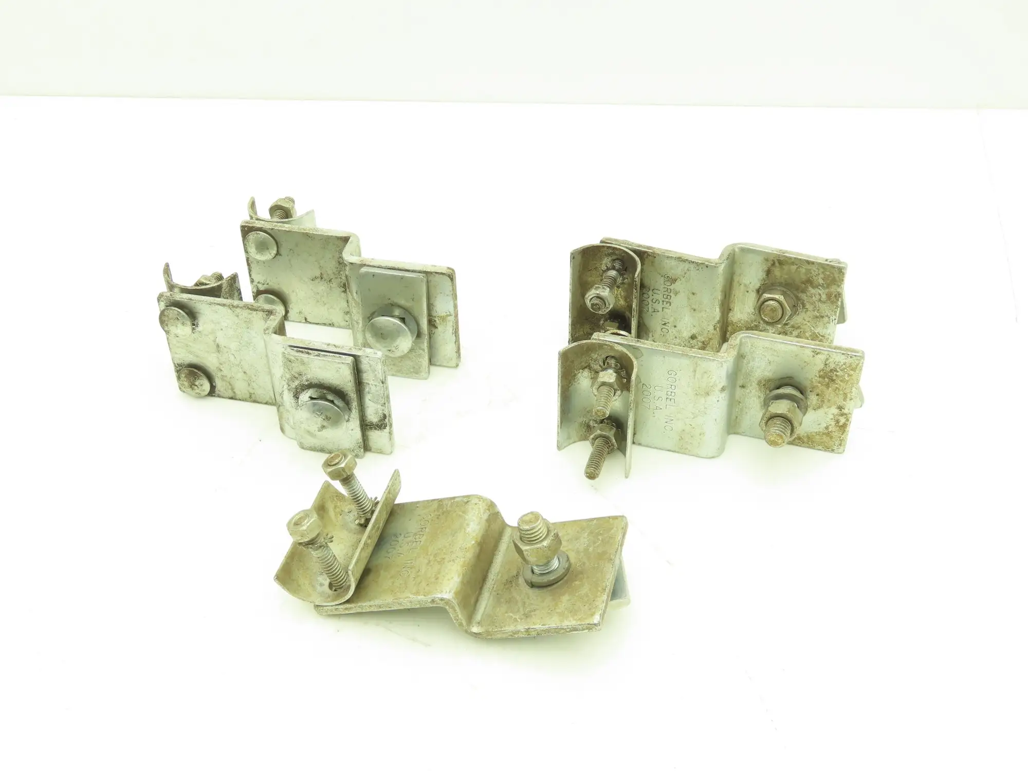 Gorbel 2007 Festoon Cable End Clamp Trolley Bridge Crane S250/500 Rail  Lot of 5