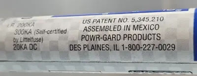 Littelfuse FLSR 7-1/2ID Time Delay Fuse Loc4D10