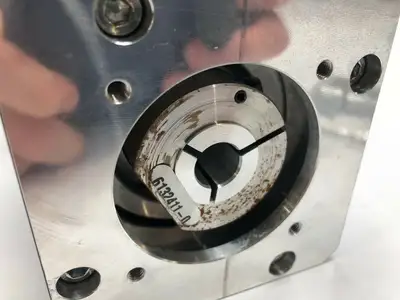 USED STOBER 10.0:1 SERVO FIT PRECISION GEAR HEAD REDUCER