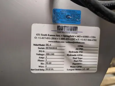 Used NOTHUM FOOD PROCESSING SYSTEMS SK-4 Batter and Breading Machines British Columbia CA | Steep Hill Equipment Solutions #1329426