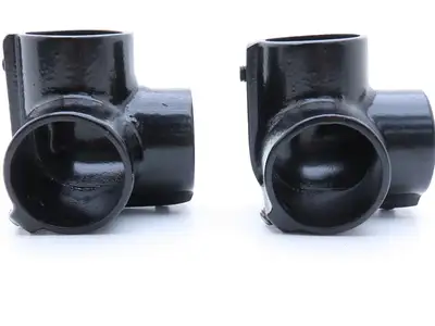 Hollaender 7E-8 1-1/2 Speed-Rail Fittings 1-1/2" Corner L Cross & T's Lot of 7