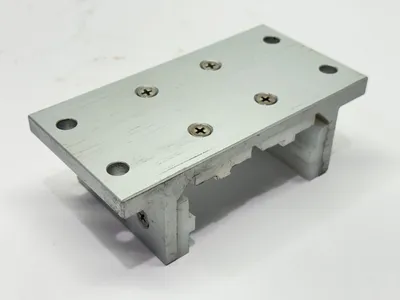 6833 | 80/20  Double Flange Short High-Cycle Linear Bearing 4-Slot Mount - Used
