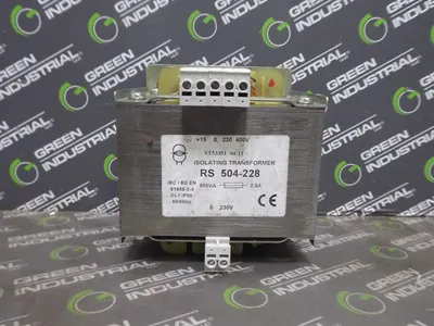 RS Pro 504228 Isolating Transformer +15–0–230-400V/0-230V 500VA 2.5A Used