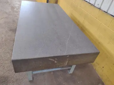 8' X 4' X 10" CHALLENGE PRECISION LAYOUT INSPECTION GRANITE TABLE: STOCK #23801