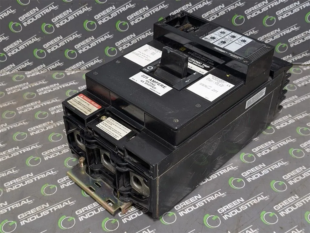 250A Square D LE36250LS Electronic Trip Circuit Breaker 600VAC No Plug Used