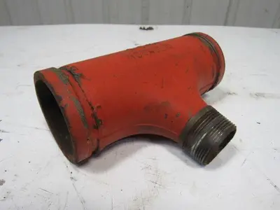 Victaulic No. 29 Grooved Pipe  Reducing Tee Threaded Branch 3x3x1-1/2" NPT