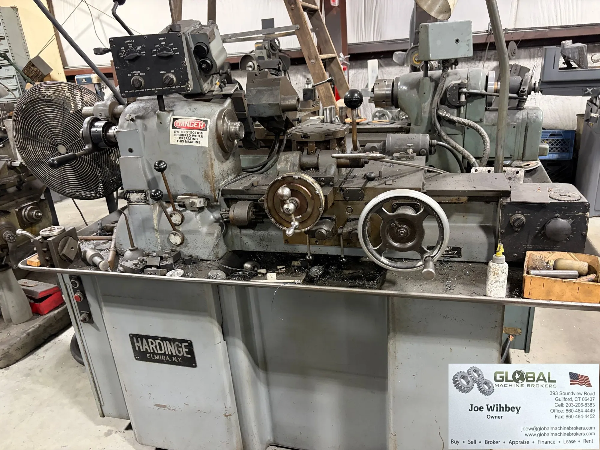 Hardinge HC Precision Chucker / Turret Lathe w/ Some Tooling