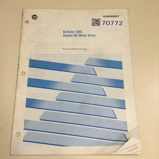 Used ALLEN BRADLEY 1395-2.1 Manuals Michigan US | Ideal Machinery #707968