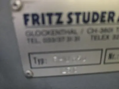USED STUDER RHU-650-125C