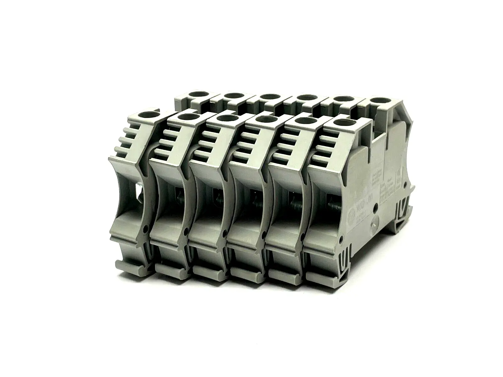 1492-J10 | Allen Bradley  Terminal Blocks 65A 600VAC/DC Gray 10mm LOT OF 6 - Used
