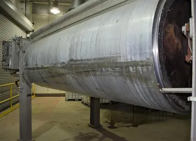 Dryer, Drum, Double, 42" x 120", Chrome, Buffalo Technologies, 160 PSI #D745511
