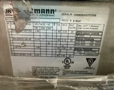 USED R3-P-6-REM Refrigerators