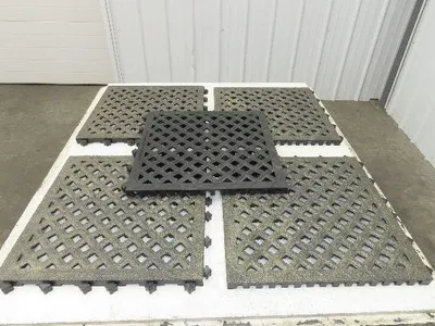 Anti Fatigue Anti Slip Modular Interlocking Drainage Tile 18"x18" Mixed Lot of 5