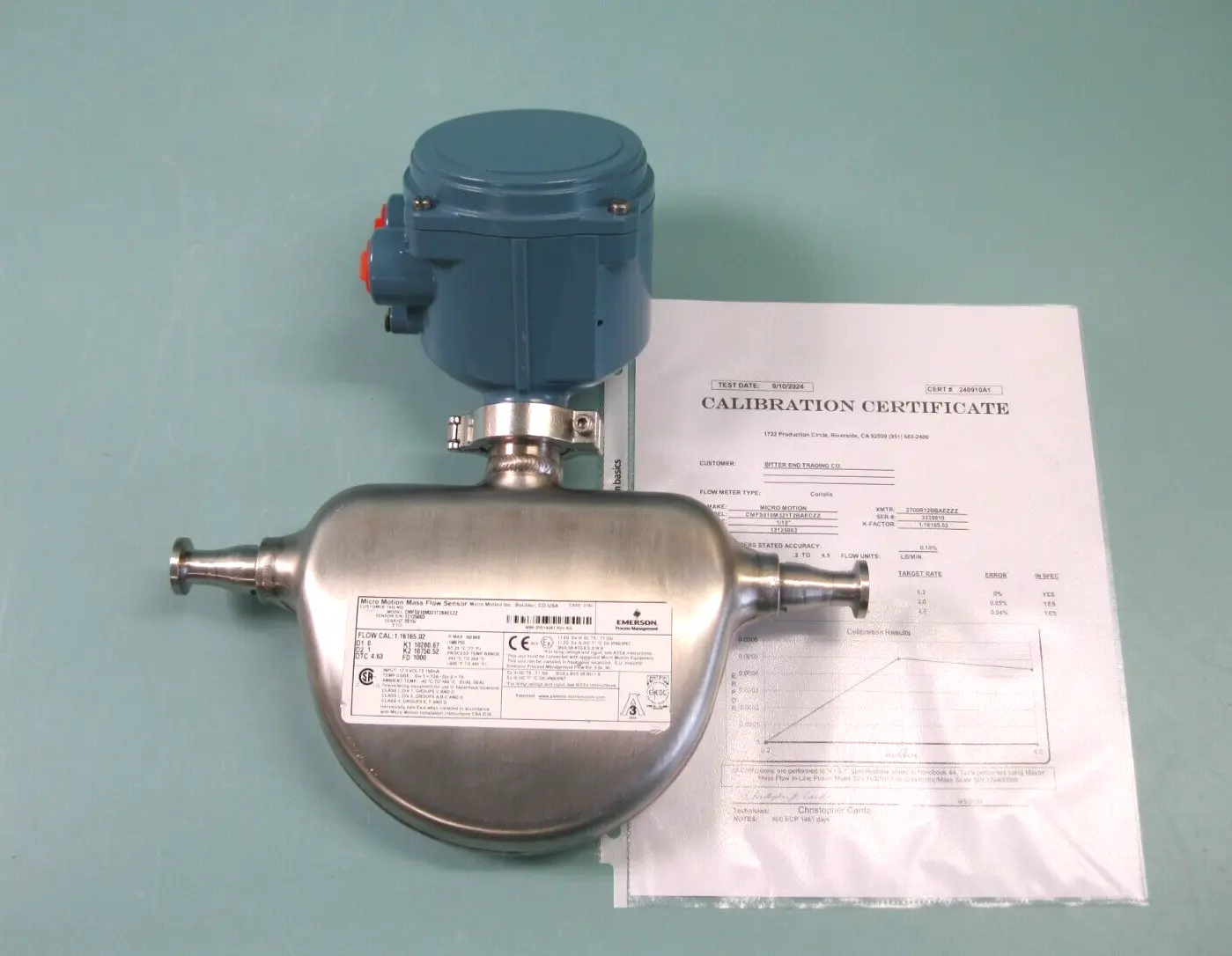 USED Micro Motion CMFS010M321T2BAECZZ