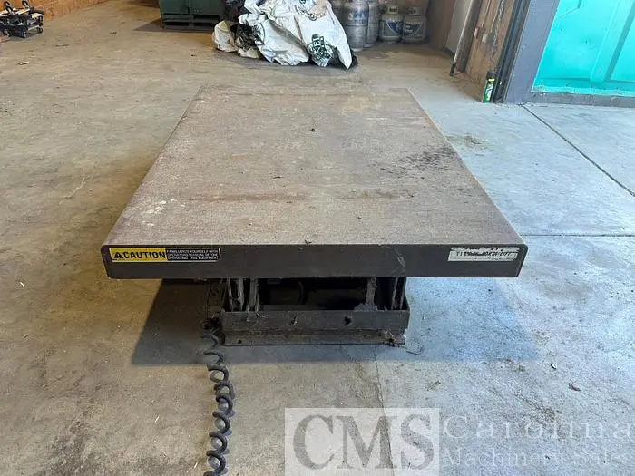 Used TITAN 8000 LB SCISSOR LIFT Sawmill Material Handling North Carolina US | CAROLINA MACHINERY SALES #422251