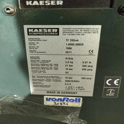 USED Kaeser TF 203WK