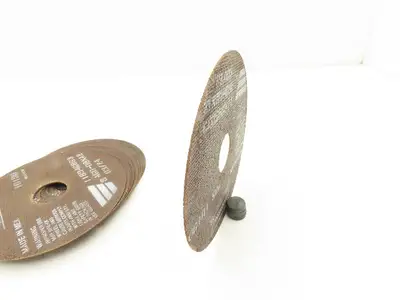 Norton AG0-0BNA2 Flat Cut Off Wheel Aluminum Oxide 6" Type 01 Lot Of 11