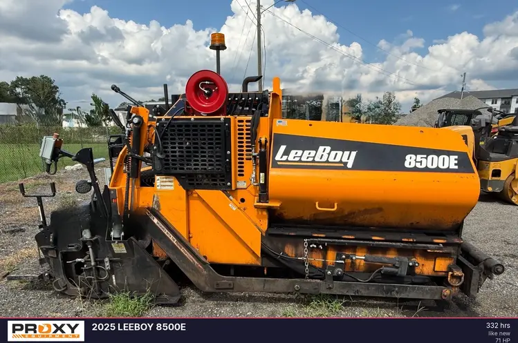 Used 2025 LEEBOY 8500E Asphalt Pavers Virginia US | Proxy Equipment #1388965