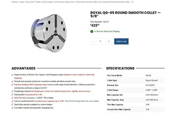 USED ROYAL PRODUCTS QG-65