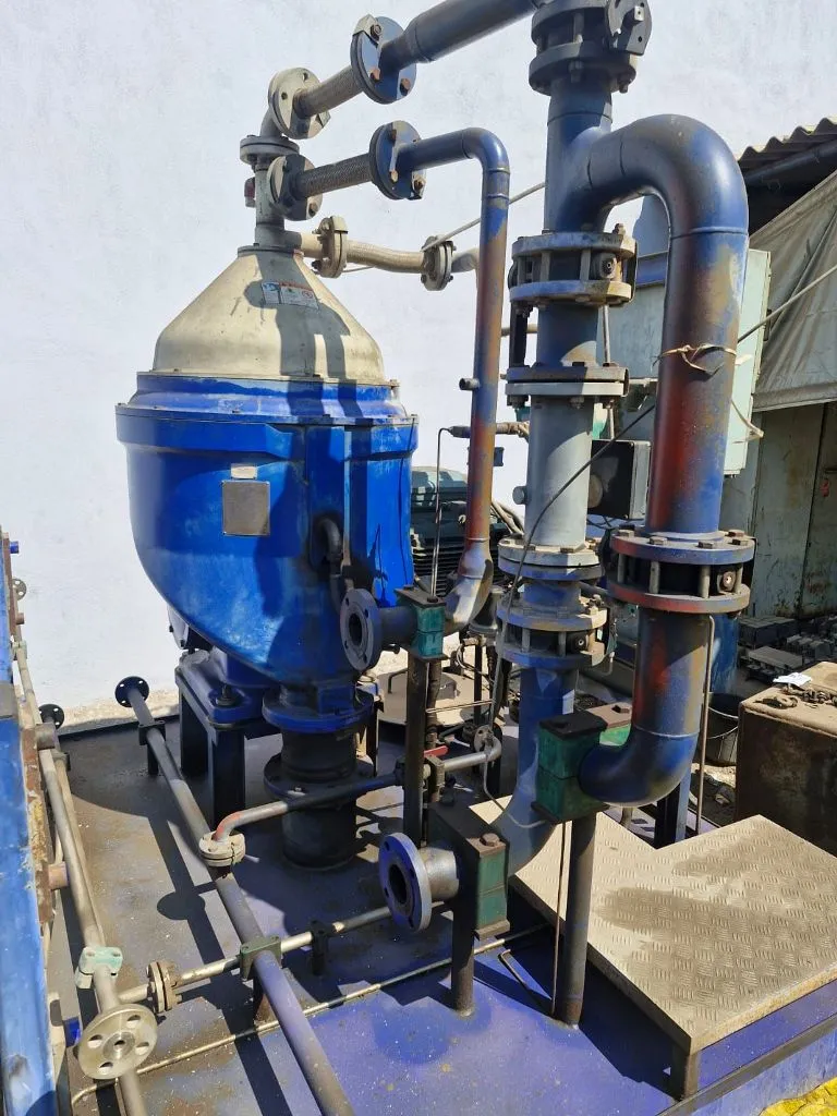 Alfa-Laval GT-40 (GTPX 313 TGT-14C) oil purifier skid, 316SS.