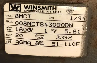 New | in-Stock WINSMITH 8MCTS43000DN Industrial Controls | Surplus Asset Holdings #1220124