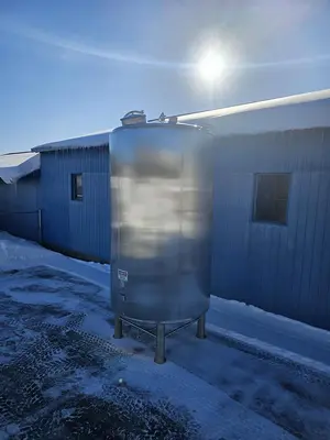 Used 2641 Gallon Insulated Tank, 304 Stainless Steel