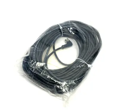 NEW TURCK FEMALE RIGHT ANGLE CABLE M12 4-PIN SGL-END 100009506