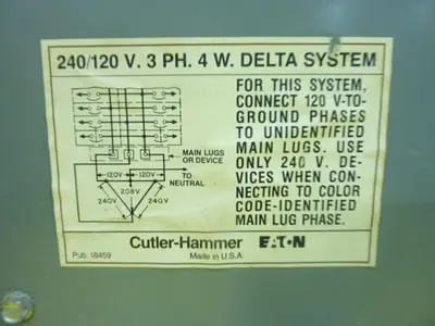 USED CUTLER HAMMER EEI243T12A