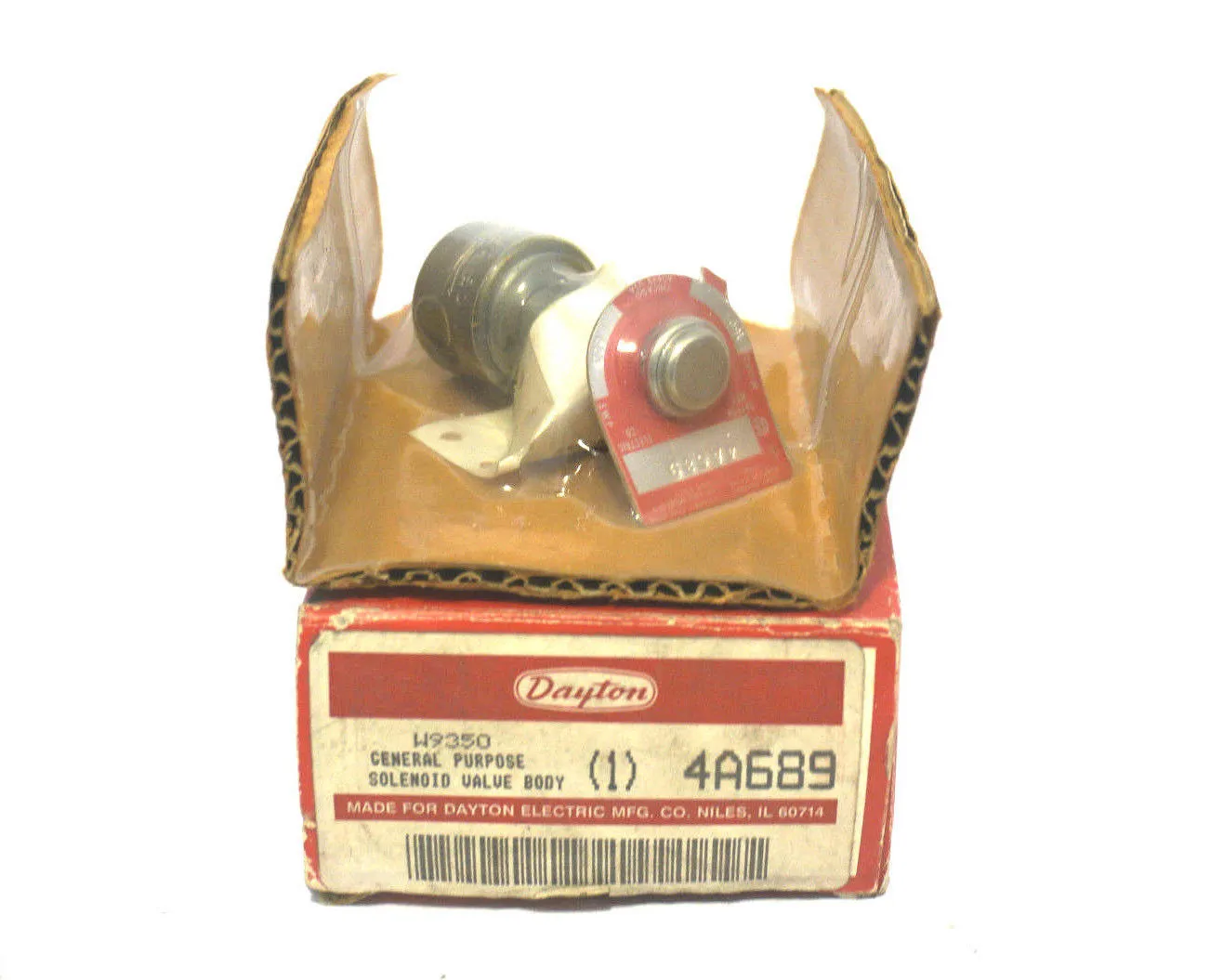 NEW DAYTON 4A689 SOLENOID VALVE
