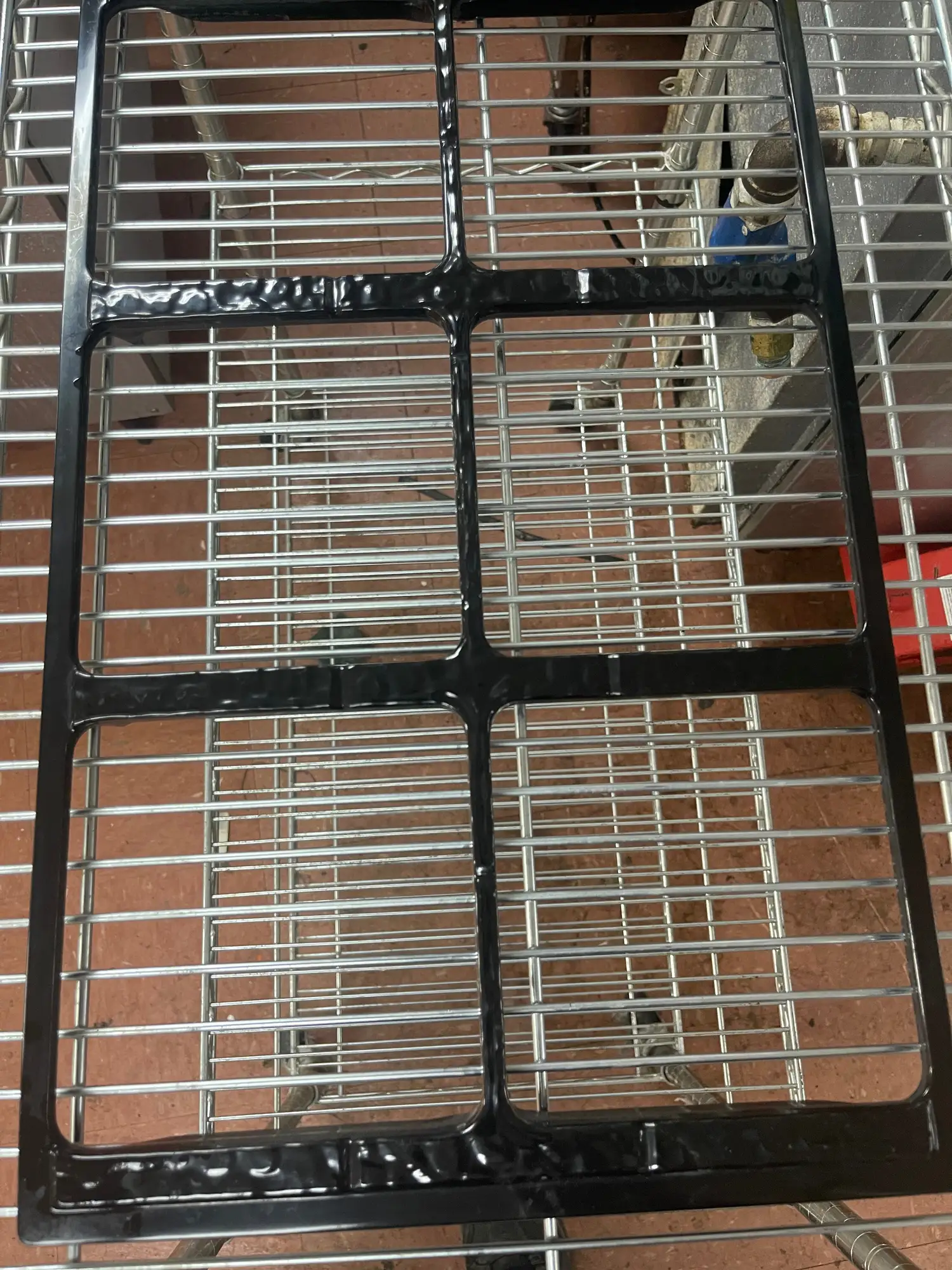 Used GET Used GET ML-168-BK Full Size Black Melamine Cold Bar Adapter Plate Food, Restaurant, & Bakery Parts & Accessories Illinois US | Falcon Restaurant Supply #1375709
