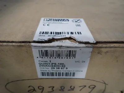 New | in-Stock PHOENIX CONTACT QUINTPS100240AC/24DC/40 Power Supplies | HGR 24 #738746