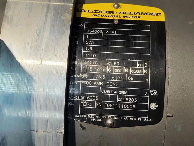 Used BALDOR 35A003-3141 Motors (misc) British Columbia CA | Lenmark #246441