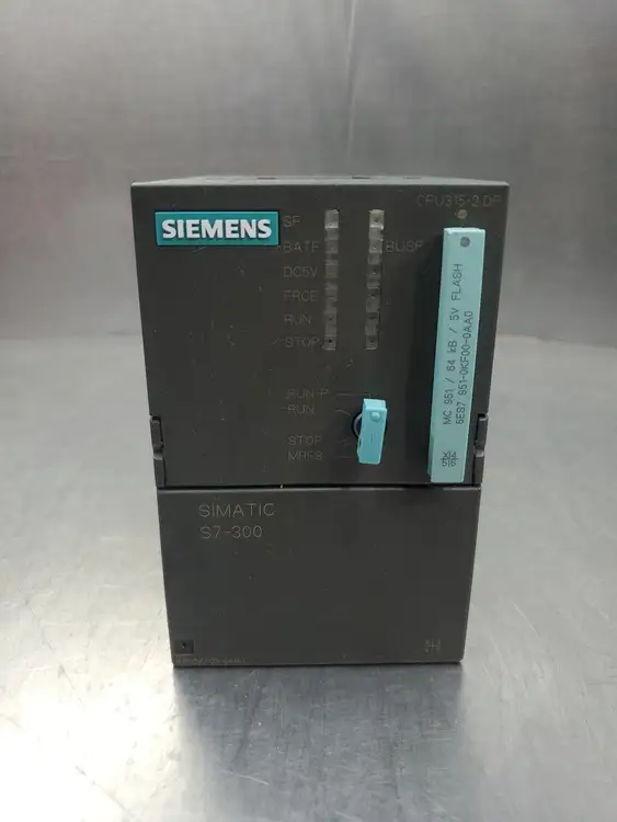 Used Siemens 6ES7 315-2AF03-0AB0 SIMATIC S7-300 CPU Module PLC Processors South Carolina US | Palmetto Automation #1157805