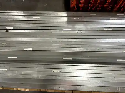 BULK QTY OF ROLLER RACKING W/ BEAMS
