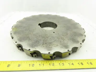 Dijet HSM12.18-10432L 12" Indexable Face Shell Mill LH 76mm Arbor 18 Flute