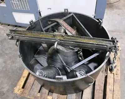 (2) Tolhurst 40" Center-Slung chip wringers.