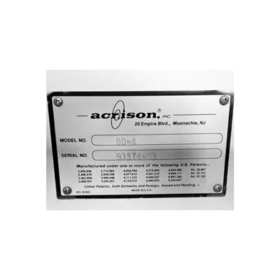 USED ACRISON INC. BD-4