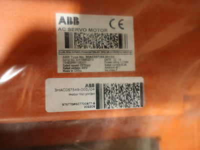 Used ABB 3HAC057549-003/04 Servo Motors Ohio US | Aucto #1427245