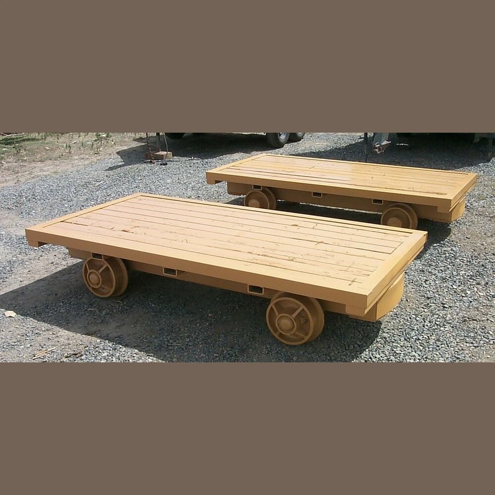Custom Built Flat Deck Mine Cars