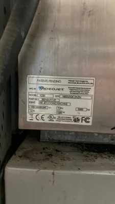 VideoJet 1220 Date Coding Printer