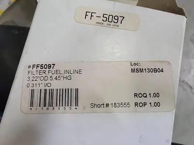 NEW FLEETGUARD FF5097