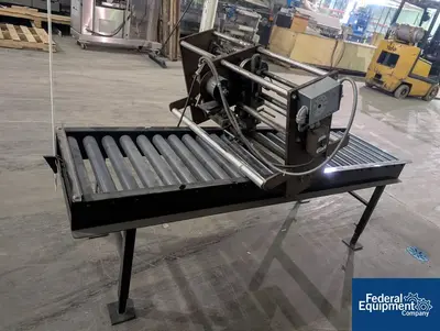 N/A Gottscho Wrapaprinter Hot Stamp Printer, model 2000RH, with Roller Conveyor