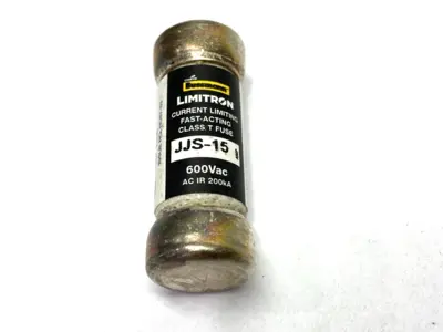 USED COOPER BUSSMANN LIMITRON FAST-ACTING FUSE CLASS T 600VAC 15A BOX OF 10